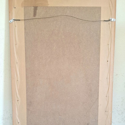 Collectible newspaper "TA NEA" 1949 in wooden frame used