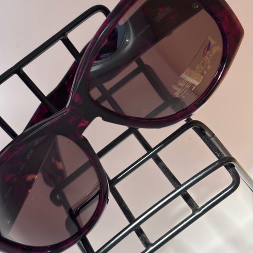 Silhouette sunglasses new, black and red with gold detail