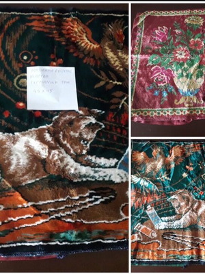 Velveteen vintage pillowcases pack of 3 new figure designs 45x45