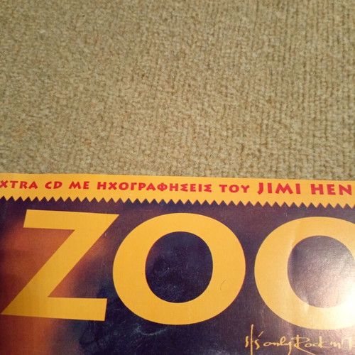 ZOO magazine 1997 issue 4 with extra Jimi Hendrix CD