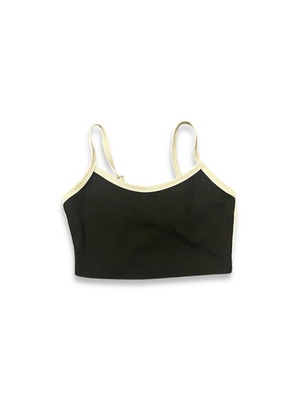 Black and white crop top like new, size S
