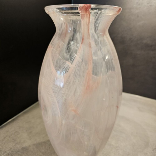 Verteria Lux Operaia Swirl Vase Pink like new