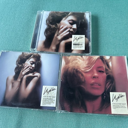 Kylie Minogue Love At First Sight CD and DVD set like new, pop
