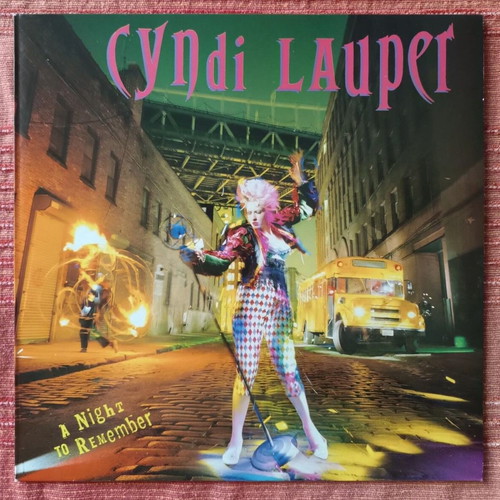 Cyndi Lauper A Night To Remember vinyl record like new, pop