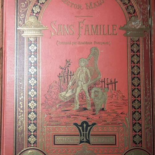 Sans famille used French book by Hector Malot 1923 edition