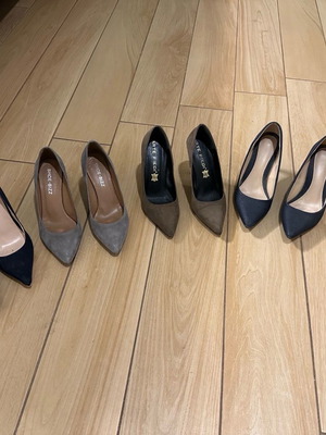 Women's shoes used, 4 pairs, size 36