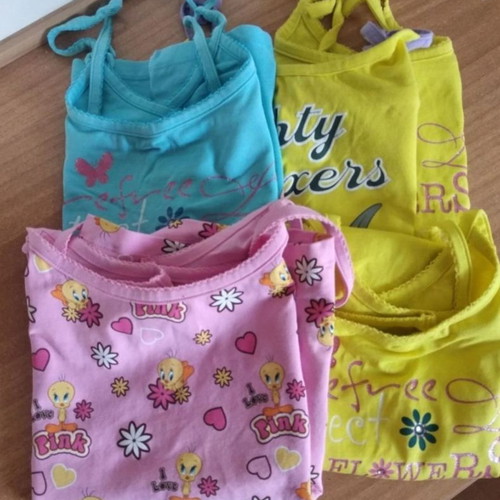 Spaghetti Strap Tops for Girls (5 pieces)