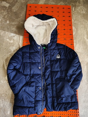 Benetton boys' jacket size 3-4 years, blue