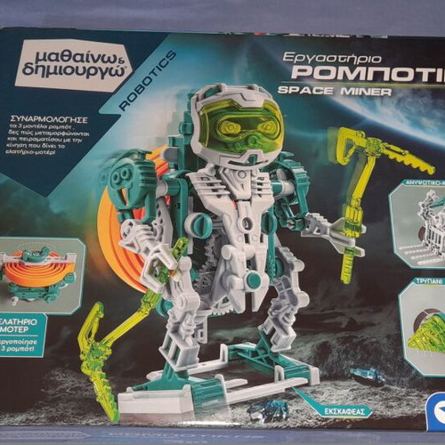 Space Miner robotics kit new, Learn and Create by Clementoni