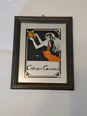 Σετ καθρεπτών Art Nouveau vintage μεταχειρισμένο, 3 τεμάχια με ξύλινες κορνίζες