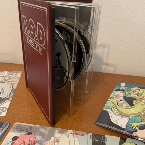 Read or Die R.O.D.+ DVD Limited Book Collectors Edition Box Set like new, Anime Manga