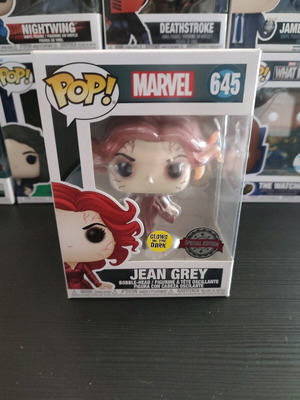 Jean Grey Funko Pop used glow in the dark from Marvel X men