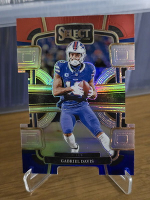 Gabriel Davis Die Cut Tricolor card