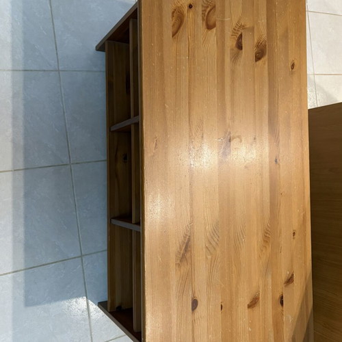 IKEA Leksvik coffee table used, solid pine wood
