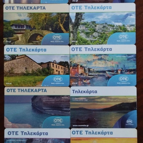 Greek phone cards 2014/15, pack of 10