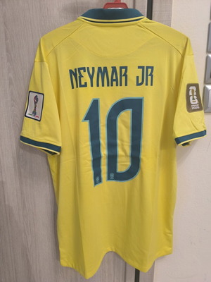 Brazil Home Neymar Jr φανέλα μεγάλο μέγεθος καινούργιο επίσημο αντίγραφο