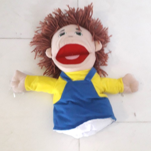 Boy puppet plush new, pack of 10 for puppet theater