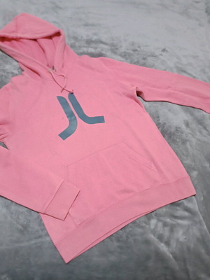 Hooded sweatshirt pink like new, size M