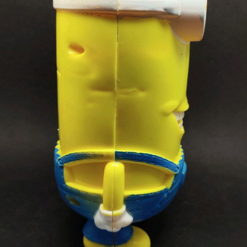 Minion figure used with rotating light and sound