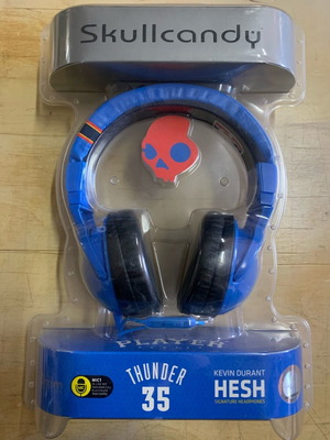Skullcandy Hesh Kevin Durant Thunder 35 ακουστικά καινούργια, συλλεκτικά