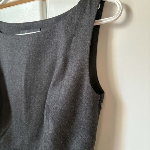 Jay Ahr Grey Wool and Silk Blend Sleeveless Sheath Dress like new, XS