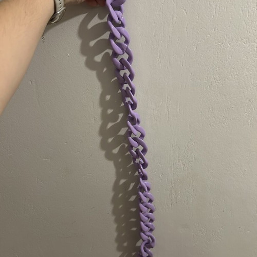 Bag chain like new, purple, acrylic