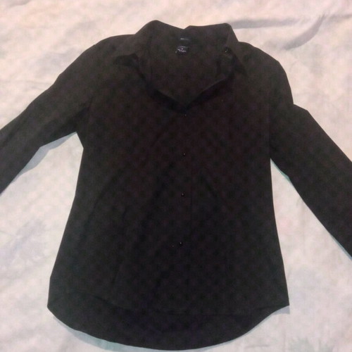 GAP women's black stretch shirt size M like new