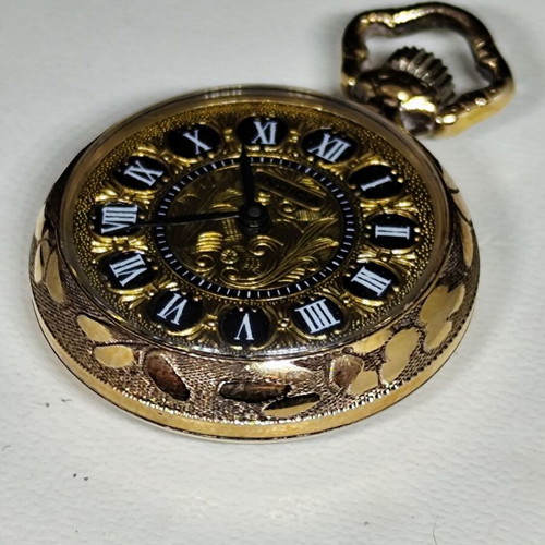 Indica women's pocket watch pendant vintage new old stock
