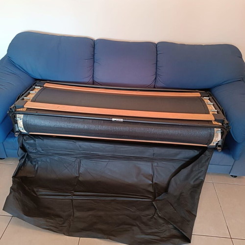 Sofa set with bed used, three-seater and two-seater