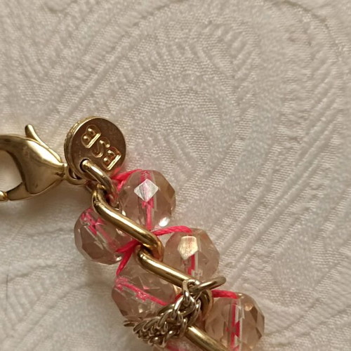 BSB bracelet like new with crystals and satin ribbon