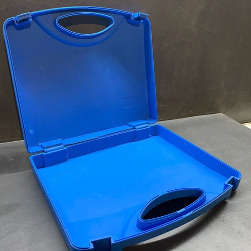 Playmobil case like new, blue color
