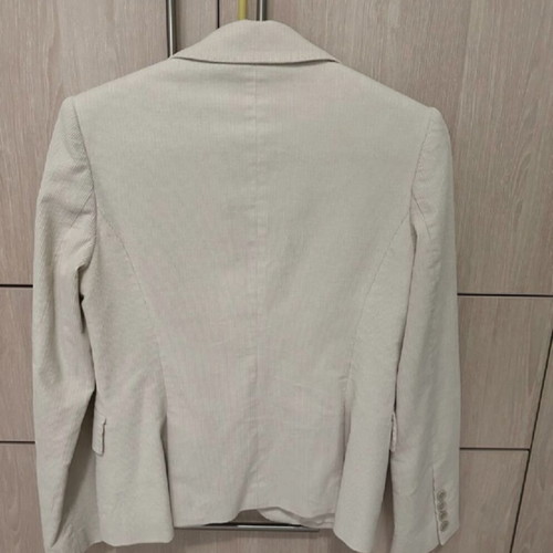 Colori Corduroy Jacket Small White Beige Like New