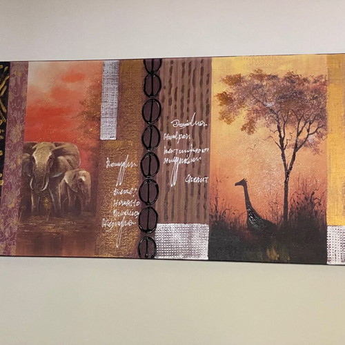 Painting 1.20 x 0.60 m
