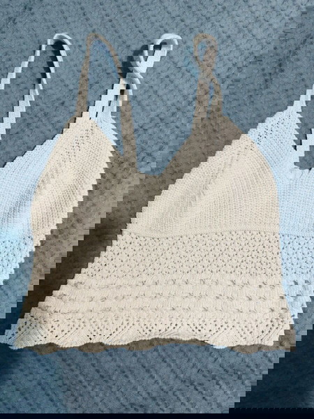 Πλεκτό crop top