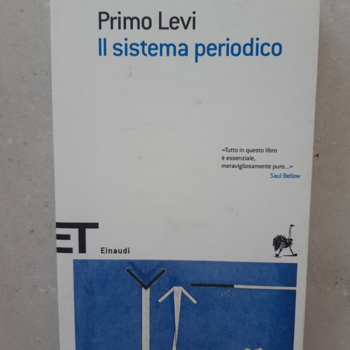 Il sistema periodico by Primo Levi, Italian book