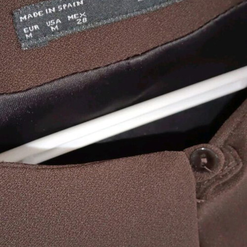 Zara dress brown medium length like new, size M