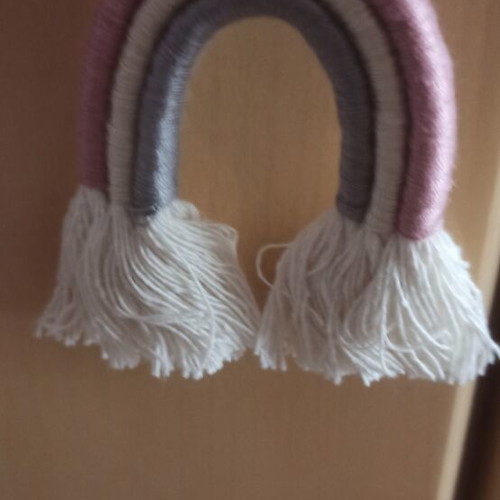 Macrame rainbow small decorative new