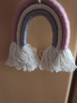 Macrame rainbow small decorative new