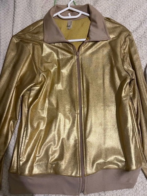 American Apparel χρυσό μπουφάν μεταχειρισμένο XS/Small