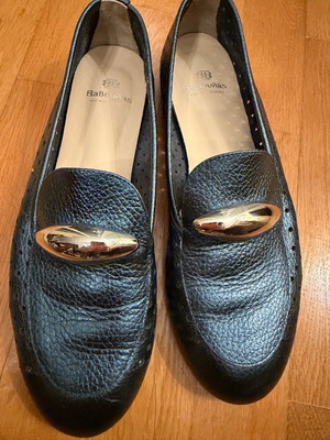 Blue nautical ballerinas like new, size 39
