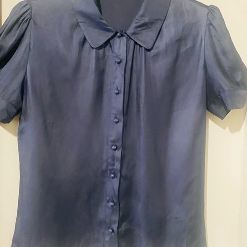 Casharel romantic shirt gray blue size M like new