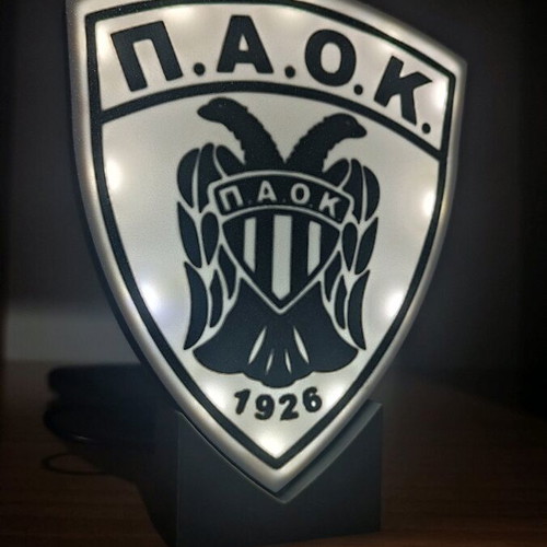 PAOK light sign new with led and usb cable