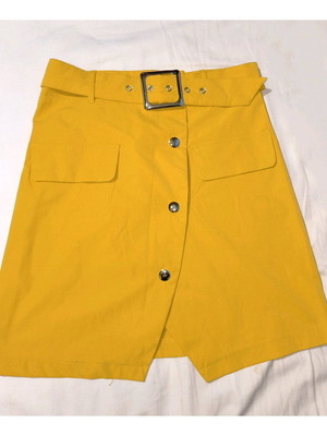 Mustard skirt like new, size S 36 8