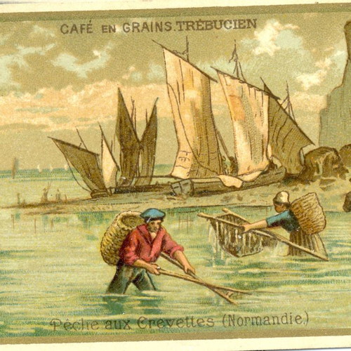 Authentic lithographic advertising cards, pack of 10