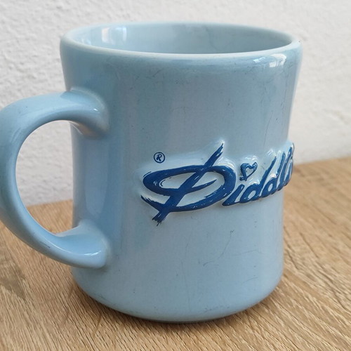 Diddlina Diddl Mug vintage used with 3D design