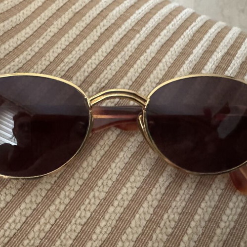 Fendi FS 306 Vintage Sunglasses like new, brown and gold