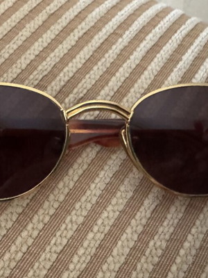 Fendi FS 306 Vintage Sunglasses like new, brown and gold