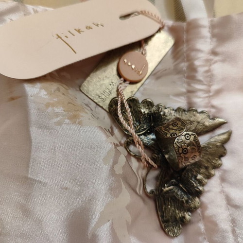 Designer ring with butterfly-shaped stones new