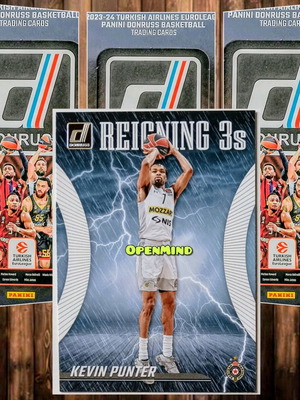 Reigning 3s Punter Partizan Donruss Euroleague 2023-24 card new