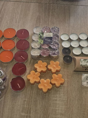 Scented candles and wax melts large pack with essential oils like new